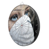 Schutzmaske Corona Dartscheibe (Vorderseite rechts)