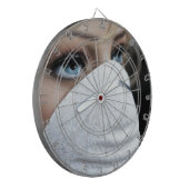 Schutzmaske Corona Dartscheibe (Vorderseite Links)