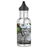 Schutzmaske Corona Edelstahlflasche (Links)