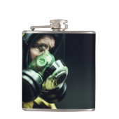 Schutzmaske Corona Flachmann (Vorderseite)