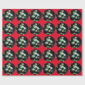 Schutzmaske Corona Geschenkpapier (Flach)