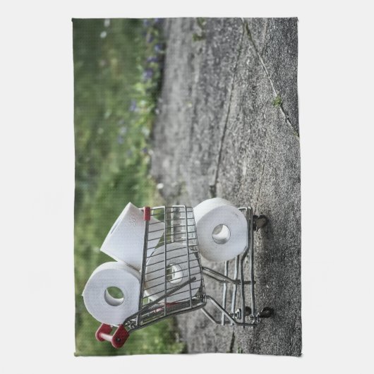 Schutzmaske Corona Geschirrtuch (Vertikal)