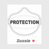 Schutzmaske Vinyl Aufkleber (Blatt)