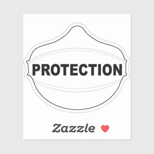 Schutzmaske Vinyl Aufkleber (Blatt)