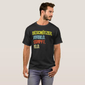 Schutzmodell mit geimpfter Heldenimpfung T-Shirt (Vorne ganz)