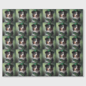 Schutzpatrick Geschenkpapier (Flach)