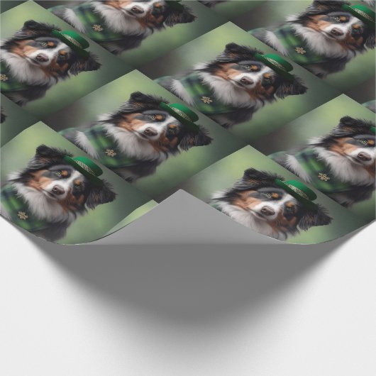 Schutzpatrick Geschenkpapier (Ecke)