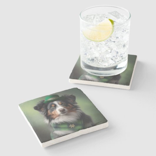 Schutzpatrick Steinuntersetzer (Seitenansicht)