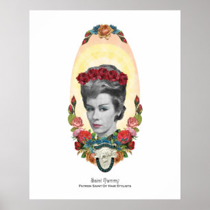 Schutzpatron der Hairstylisten 24x30 Druck Poster