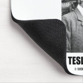 Schutzpatron des modernen Stroms (Nikola Tesla) Mousepad (Ecke)