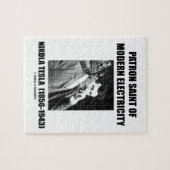 Schutzpatron des modernen Stroms (Nikola Tesla) Puzzle (Horizontal)