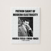 Schutzpatron des modernen Stroms (Nikola Tesla) Puzzle (Vertikal)