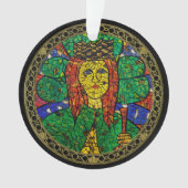 Schutzpatron von Krisen-und Angst-St. Dymphna Ornament (Vorderseite)