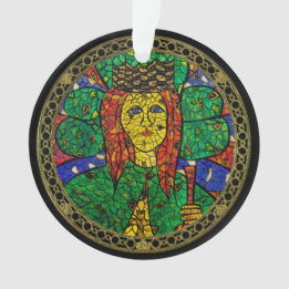 Schutzpatron von Krisen-und Angst-St. Dymphna Ornament