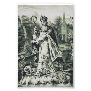 Schutzpatron von St. Patrick in Irland Fotodruck