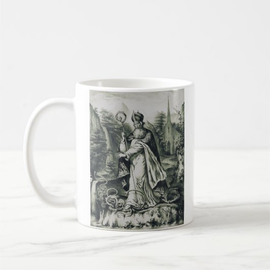 Schutzpatron von St. Patrick in Irland Kaffeetasse (Links)