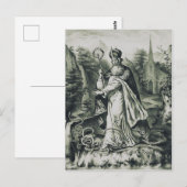 Schutzpatron von St. Patrick in Irland Postkarte (Vorne/Hinten)