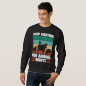Schutzrechte für lebende Tiere Sweatshirt (Vorne ganz)