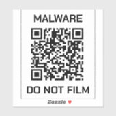 Schutzschild-Aufkleber - Malware-Warnung Aufkleber (Blatt)