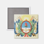 Schutzschild des argentinischen Bundes Magnet (Vorderseite/Rückseite)