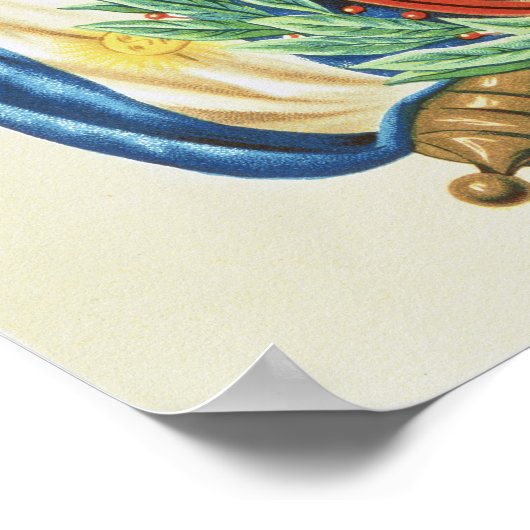 Schutzschild des argentinischen Bundes Poster (Ecke)