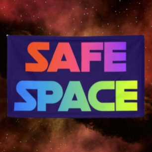 Schutzschild des Banners - SAFE-RAUM-Erklärung Banner