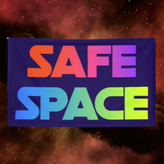 Schutzschild des Banners - SAFE-RAUM-Erklärung Banner