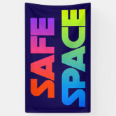 Schutzschild des Banners - SAFE-RAUM-Erklärung Banner (Vertikal)