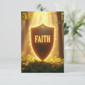 Schutzschild Einladung (Stehend Vorderseite)