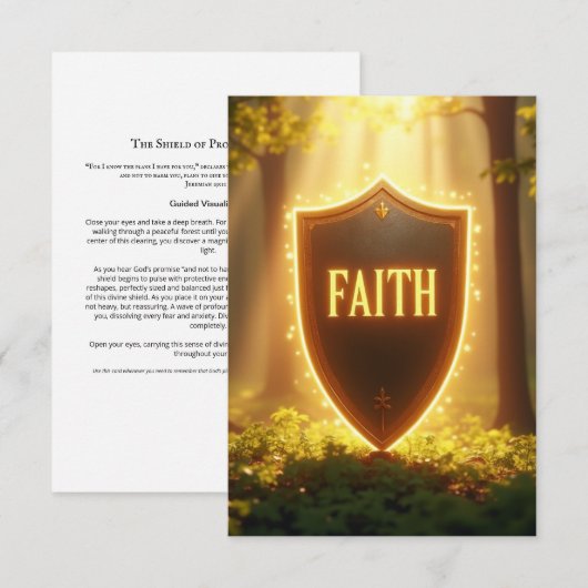 Schutzschild Einladung (Vorne/Hinten)