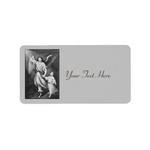 Schutzschild für Engel und Kinder Adressaufkleber