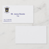 Schutzschild Visitenkarte (Vorne/Hinten)