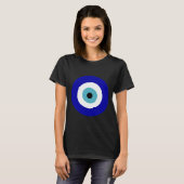 Schutzsymbol Blaues böse Auge des Schutzes T-Shirt (Vorne ganz)