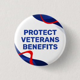 Schützt Politische Vorteile für Veteranen Button