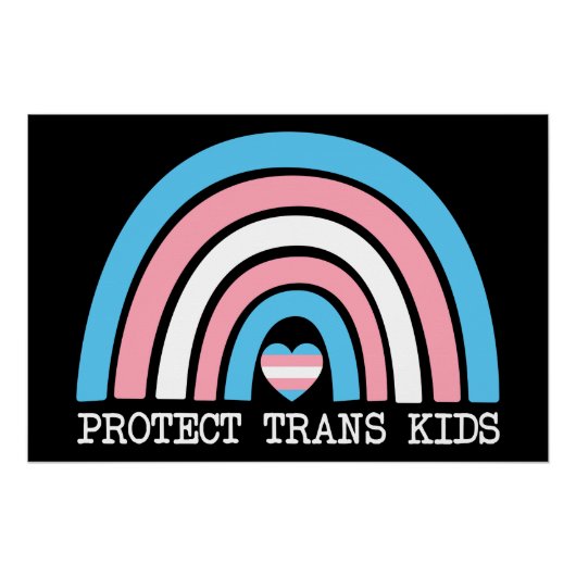 Schützt Trans-Kinder Poster (Vorderseite)