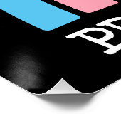 Schützt Trans-Kinder Poster (Ecke)