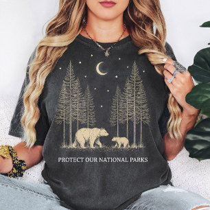 Schützt unsere Nationalparks Bär & Bäume T-Shirt