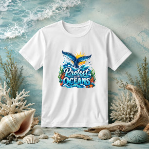 Schützt unsere Ozeane Naturzitat T-Shirt
