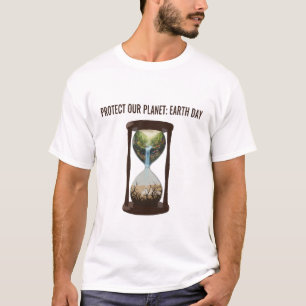 Schützt unseren Planeten Erde Tag der Umweltwahrne T-Shirt