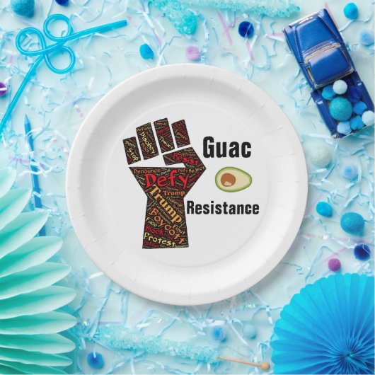 Schutztafel Pappteller (Party)