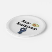 Schutztafel Pappteller (Schrägansicht)