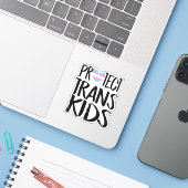 SCHUTZTRANS KIDS AUFKLEBER (Laptop mit iPhone)