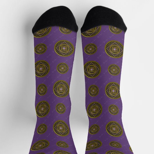Schützus Mandala Socken (Oben)
