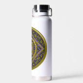 Schützus Mandala Trinkflasche (Rückseite)
