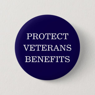 Schutzzeichen für Veteranenleistungen Button