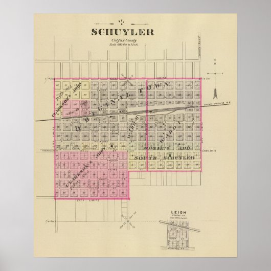 Schuyler und Leigh, Nebraska Poster (Vorne)
