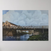 Schuylkill Canal Bridge Spring City PA Poster (Vorne)