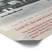 Schuylkill Canal Lock 57 Parker Ford PA Poster (Ecke)