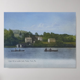 Schuylkill-Kanal-Schleuse 57 Parker Ford PA Poster