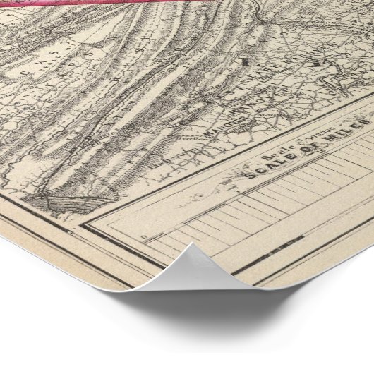 Schuylkill Landkreis Poster (Ecke)